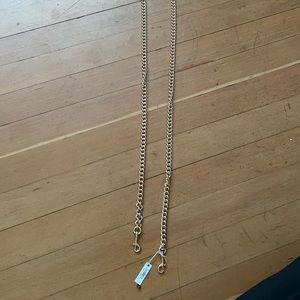 Coach purse strap in yellow gold 47 inches